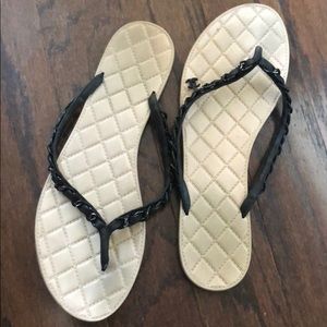 Chanel flip flops
